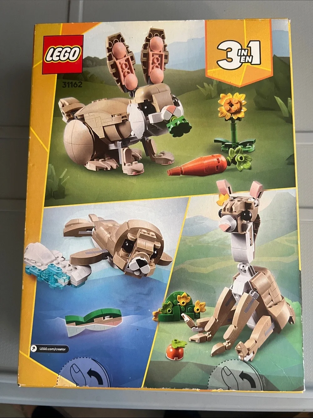 Lego three buildable